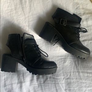 Forever 21 open back shoes